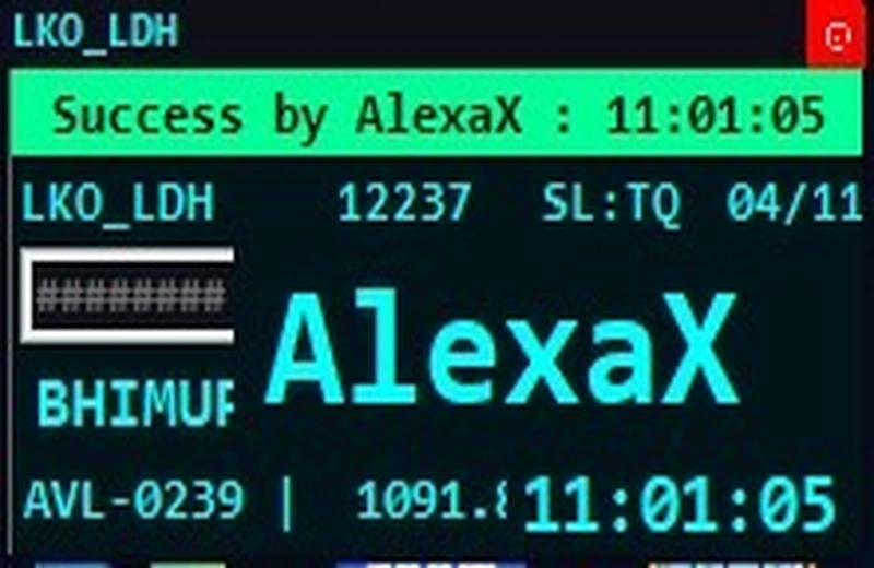 AlexaX Tatkal confirmed ticket — Lucknow to Ludhiana, 12237 Begampura Express