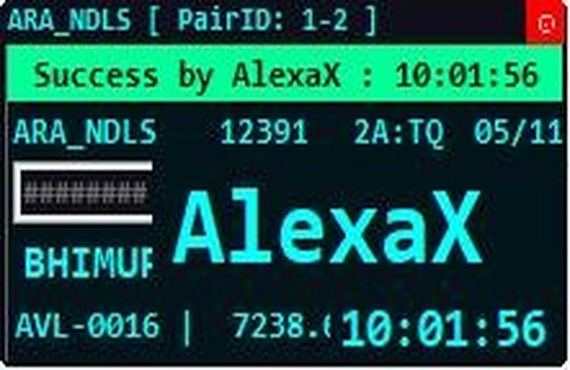 AlexaX Tatkal software booking confirmation — IRCTC PNR confirmed in seconds